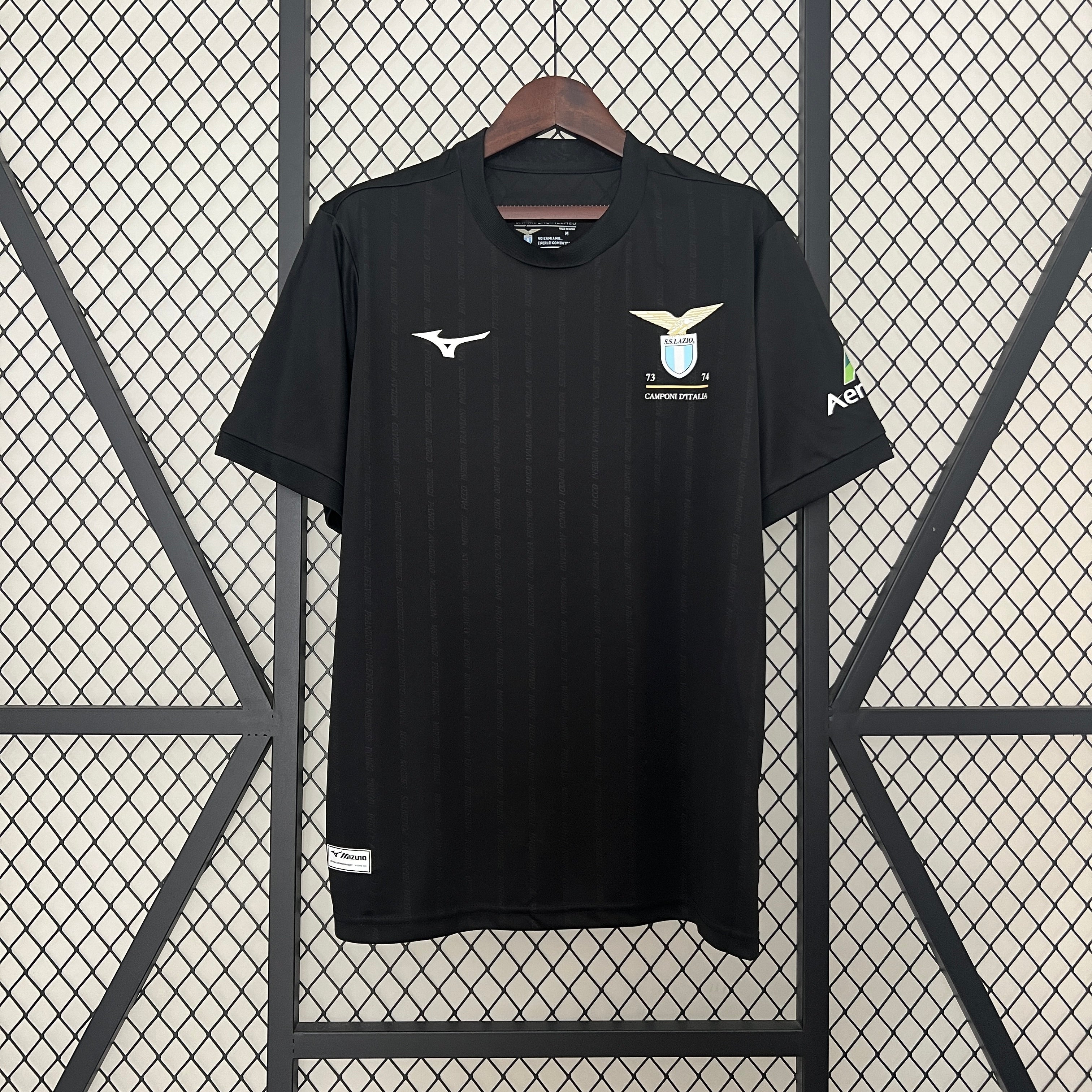 Camisa Lazio Aniversário de 50 Anos Black