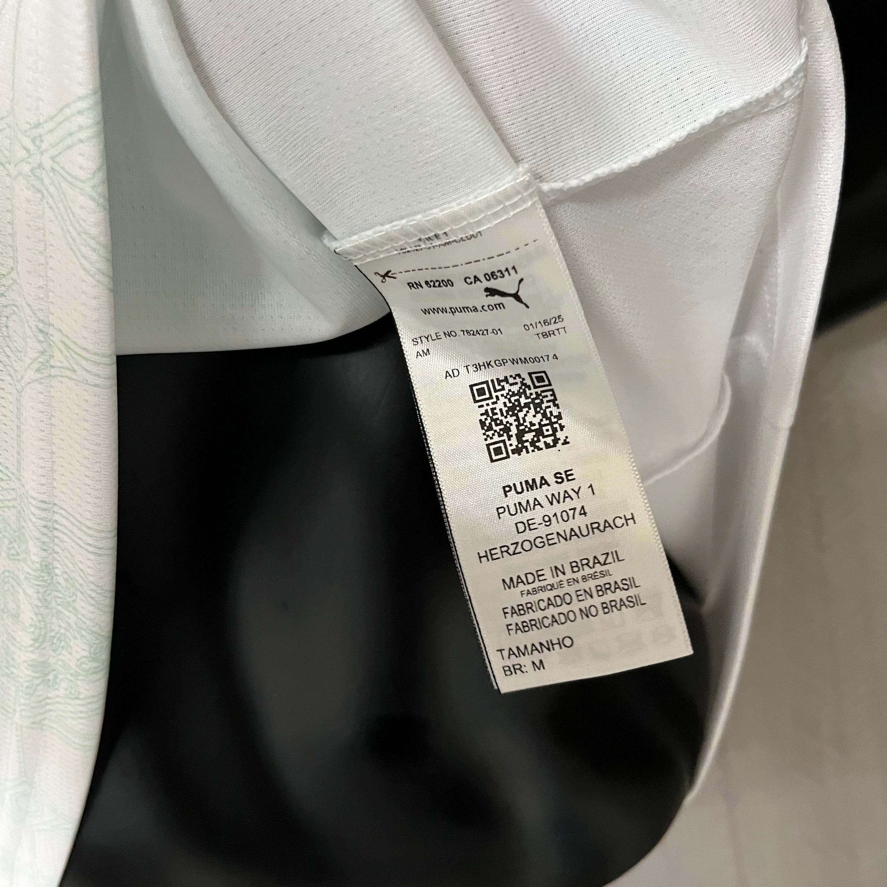 Camisa Versão Jogador Palmeiras Visitante 25/26