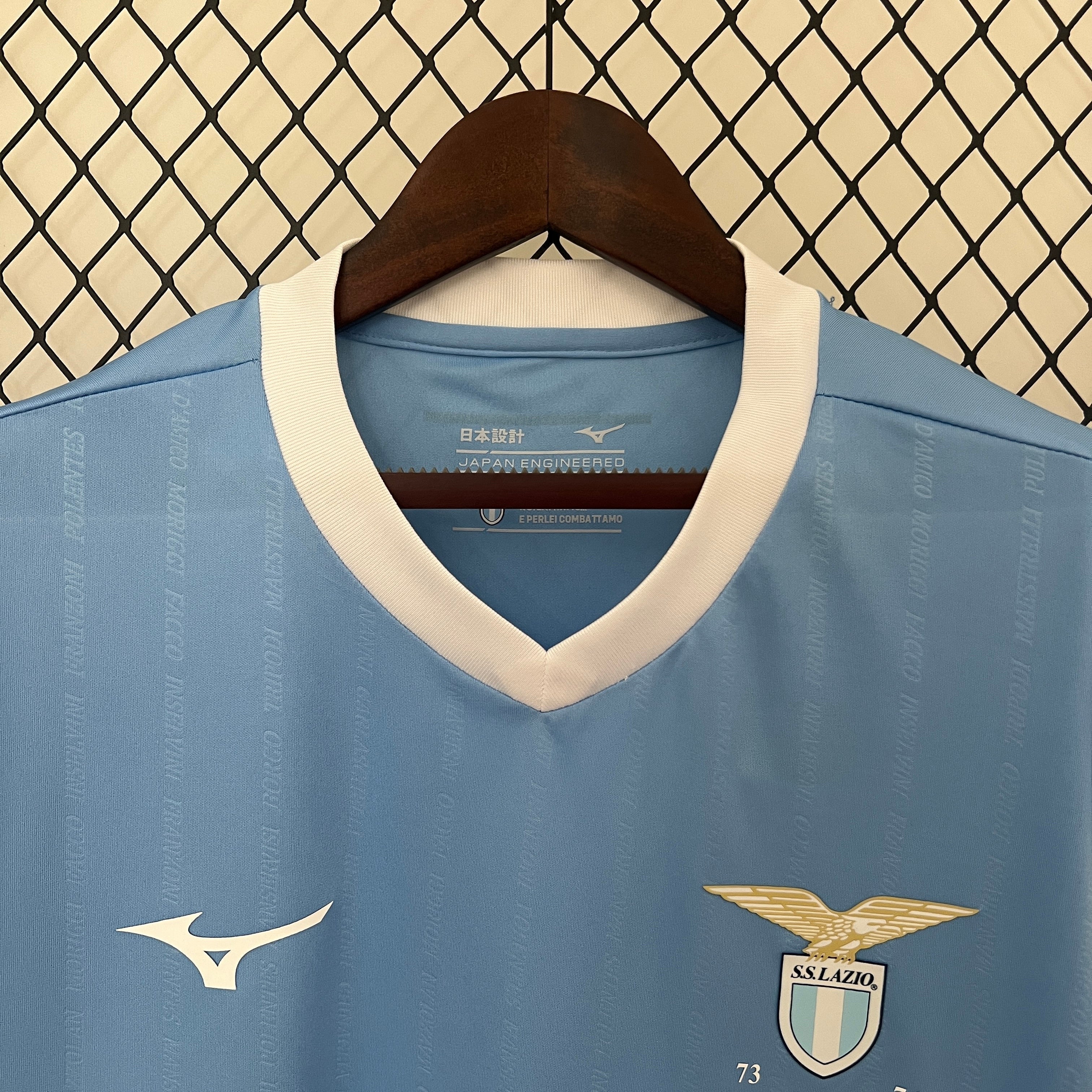 Camisa Lazio Aniversário de 50 Anos Blue