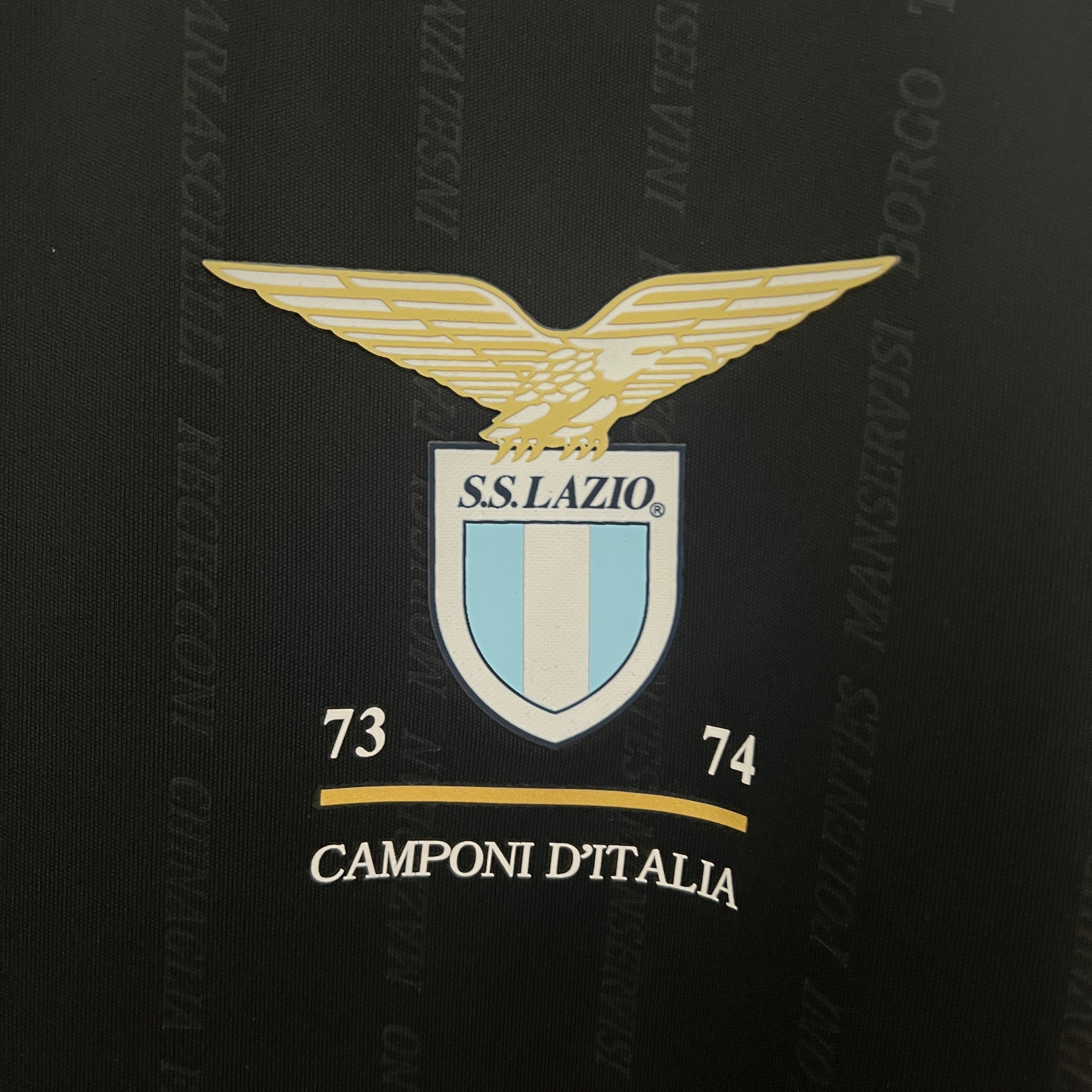 Camisa Lazio Aniversário de 50 Anos Black