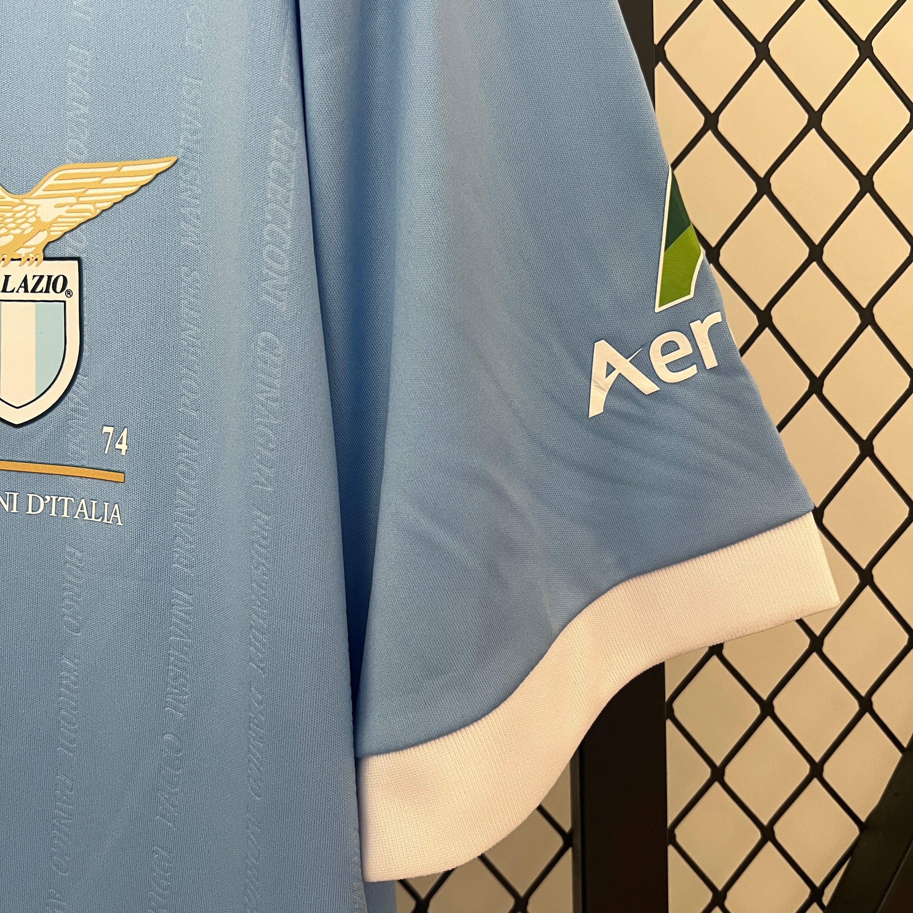 Camisa Lazio Aniversário de 50 Anos Blue