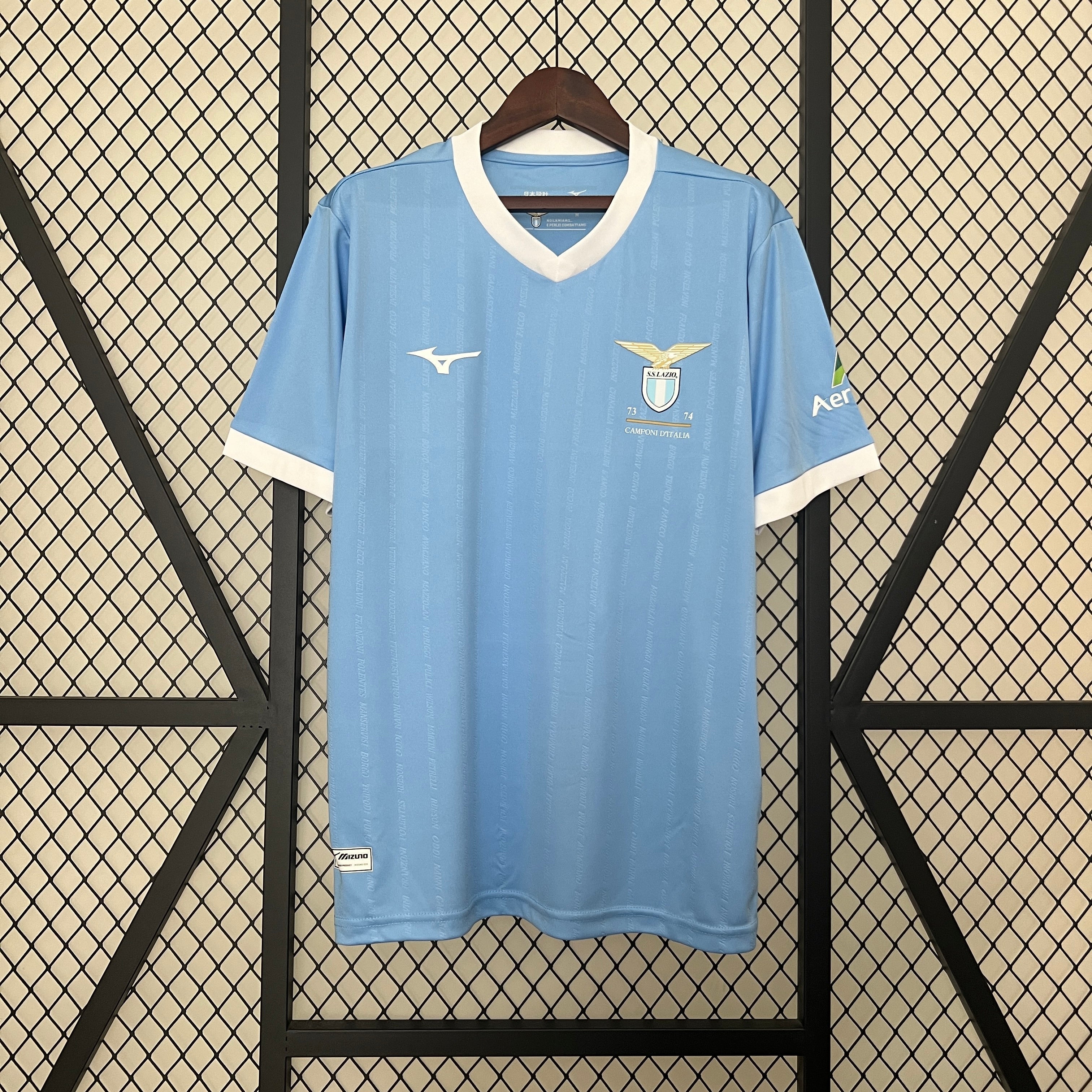 Camisa Lazio Aniversário de 50 Anos Blue