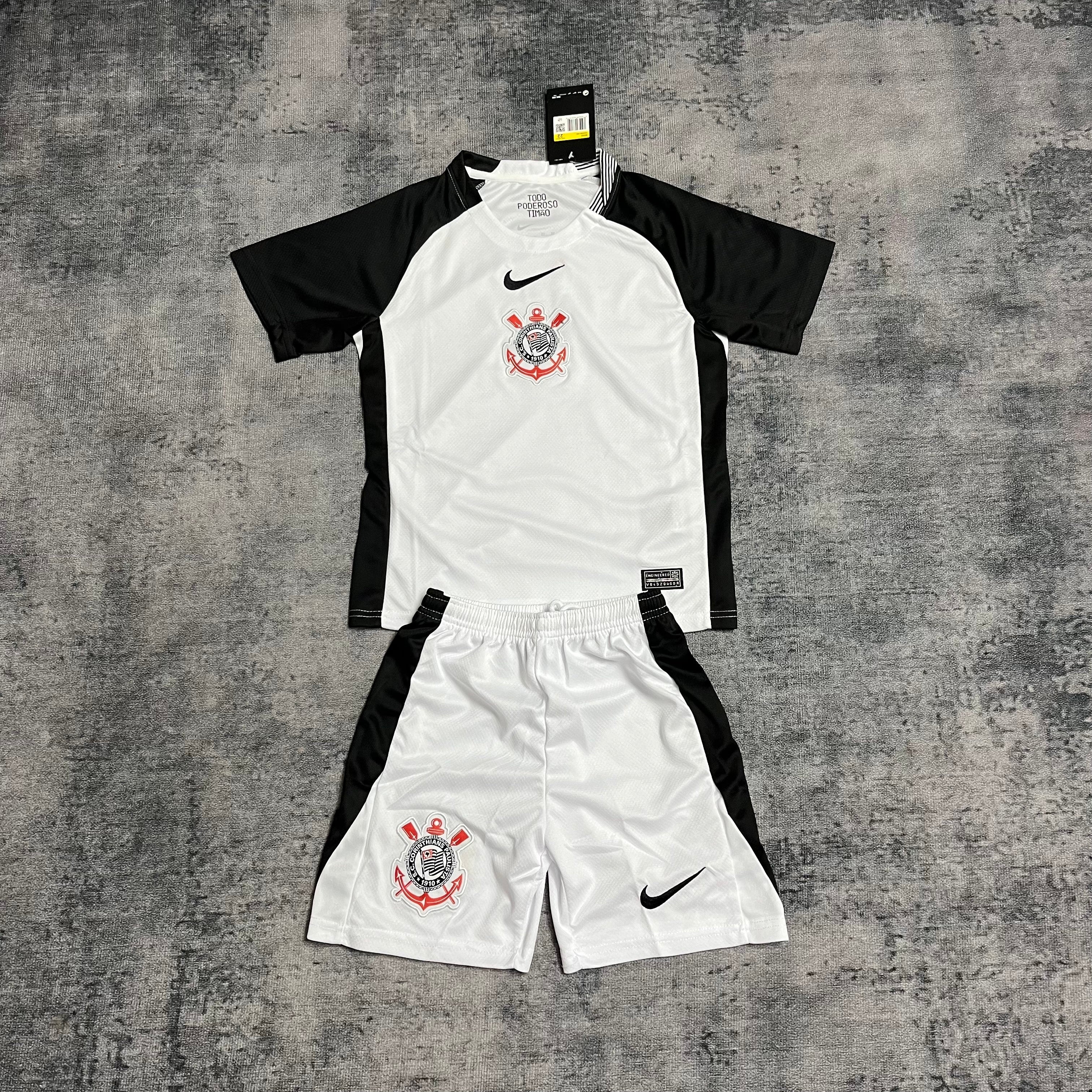Kit Infantil Corinthians Home 25/26